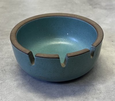 画像5: HEATH CERAMICS アッシュトレー 灰皿 ターコイズブルー USA製 (VINTAGE)