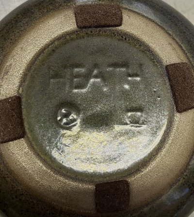画像4: HEATH CERAMICS アッシュトレー 灰皿 オリーブ USA製 (VINTAGE)