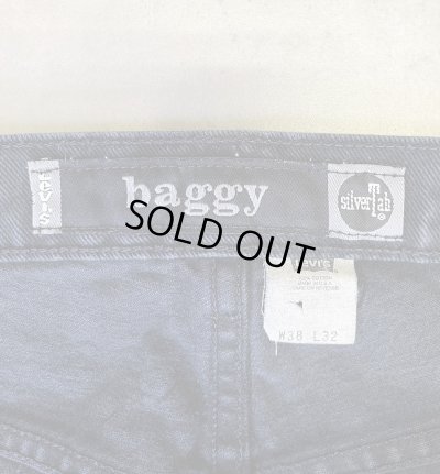 画像2: 90'S LEVIS SILVER TAB "BAGGY" バギーデニム ブラック W38L32 USA製 (VINTAGE)