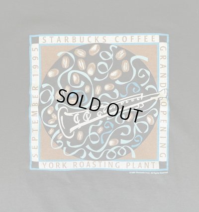 画像3: 90'S STARBUCKS COFFEE 両面＆左袖プリント 半袖 Tシャツ ブラック USA製 (DEADSTOCK)