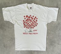 90'S RILEY REUNION シングルステッチ 半袖 Tシャツ ホワイト (VINTAGE)