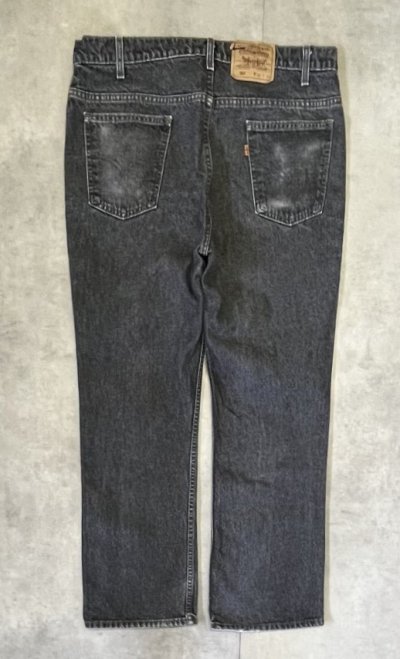 画像3: 90'S LEVIS 517 デニム 先染めブラック W40L30 USA製 (VINTAGE)