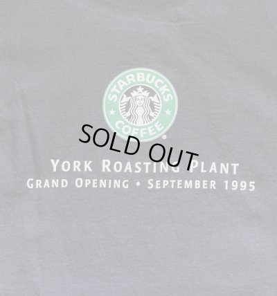 画像7: 90'S STARBUCKS COFFEE 両面＆左袖プリント 半袖 Tシャツ ブラック USA製 (DEADSTOCK)