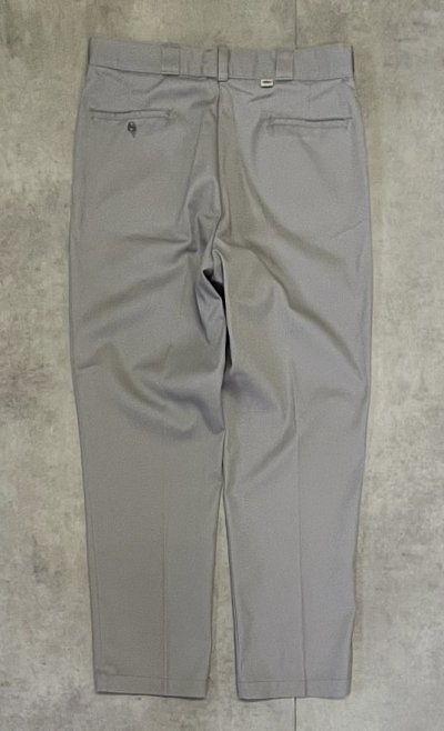 画像1: 80'S DICKIES 874 チビタグ ワークパンツ グレー W38L32 TALONジップ USA製 (VINTAGE)