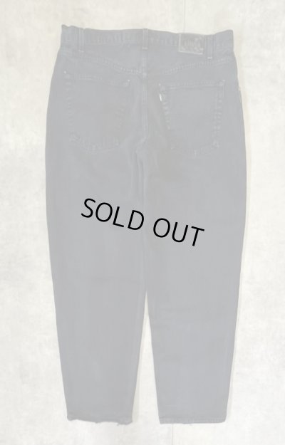 画像3: 90'S LEVIS SILVER TAB "BAGGY" バギーデニム ブラック W38L32 USA製 (VINTAGE)