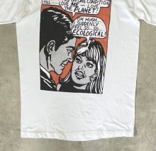 他の写真2: 80'S UNKNOWN ロイリキテンスタインスタイル アメコミプリント 半袖 Tシャツ ホワイト (MINT CONDITION)