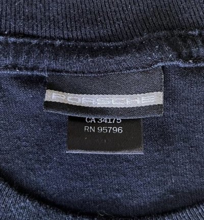 画像2: PORSCHE "CAYMAN S" 両面プリント 半袖 Tシャツ ブラック (VINTAGE)