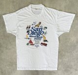 80'S SAN DIEGO BLOOD BANK シングルステッチ 半袖 Tシャツ ホワイト USA製 (VINTAGE)