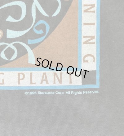 画像4: 90'S STARBUCKS COFFEE 両面＆左袖プリント 半袖 Tシャツ ブラック USA製 (DEADSTOCK)
