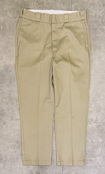 画像3: 80'S DICKIES 874 チビタグ ワークパンツ ベージュ W36L31 USA製 (VINTAGE)