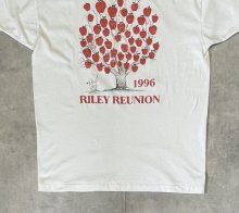 他の写真3: 90'S RILEY REUNION シングルステッチ 半袖 Tシャツ ホワイト (VINTAGE)