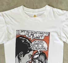 他の写真1: 80'S UNKNOWN ロイリキテンスタインスタイル アメコミプリント 半袖 Tシャツ ホワイト (MINT CONDITION)