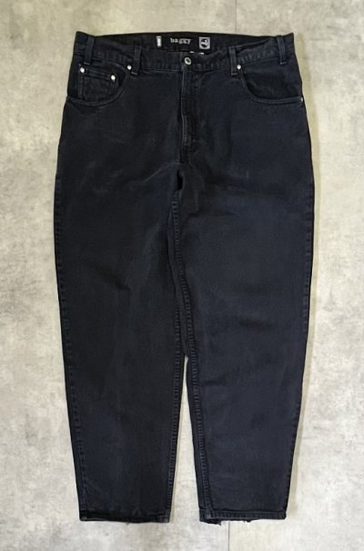 画像1: 90'S LEVIS SILVER TAB "BAGGY" バギーデニム ブラック W38L32 USA製 (VINTAGE)