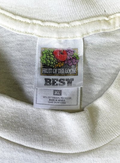 画像2: 90'S RILEY REUNION シングルステッチ 半袖 Tシャツ ホワイト (VINTAGE)