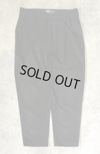 90'S RALPH LAUREN "HAMMOND PANT" ツープリーツ チノパンツ ブラック (VINTAGE)