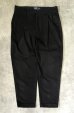 画像1: 90'S RALPH LAUREN "HAMMOND PANT" ツープリーツ チノパンツ ブラック (VINTAGE) (1)