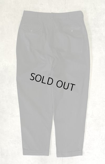 画像3: 90'S RALPH LAUREN "HAMMOND PANT" ツープリーツ チノパンツ ブラック (VINTAGE)