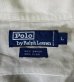 画像2: 90'S RALPH LAUREN レーヨン/リネン 片側フラップ付きポケット 半袖 オープンカラーシャツ ライトカーキ (VINTAGE) (2)