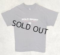 90'S RALPH LAUREN "POLO SPORT" 半袖 Tシャツ フェードネイビー (VINTAGE)