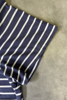 他の写真2: 90'S RALPH LAUREN シングルステッチ 裾ロゴ 半袖 Tシャツ ボーダー柄 (VINTAGE)