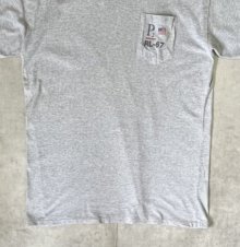 他の写真3: 90'S RALPH LAUREN "RL-67" シングルステッチ 半袖 ポケットTシャツ グレー USA製 (VINTAGE)