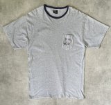 90'S RALPH LAUREN "RL-67" シングルステッチ 半袖 ポケットTシャツ グレー USA製 (VINTAGE)