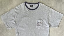 他の写真1: 90'S RALPH LAUREN "RL-67" シングルステッチ 半袖 ポケットTシャツ グレー USA製 (VINTAGE)
