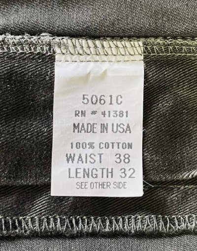 画像3: 90'S RALPH LAUREN "ボックスロゴ" ツープリーツ チノパンツ ダークオリーブ USA製 (VINTAGE)