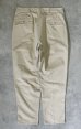 画像4: 90'S RALPH LAUREN "ボックスロゴ" ツープリーツ チノパンツ ベージュ USA製 (VINTAGE) (4)