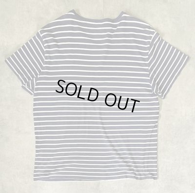 画像4: 90'S RALPH LAUREN シングルステッチ 裾ロゴ 半袖 Tシャツ ボーダー柄 (VINTAGE)