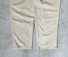 他の写真2: 90'S RALPH LAUREN "ボックスロゴ" ツープリーツ チノパンツ ベージュ USA製 (VINTAGE)