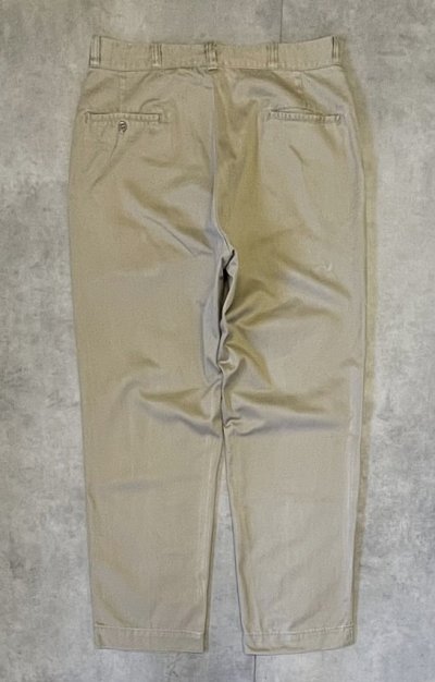 画像4: 70'S アメリカ軍 US ARMY コットン100% チノパンツ W36L31 SCOVILLブラスジップ (VINTAGE)