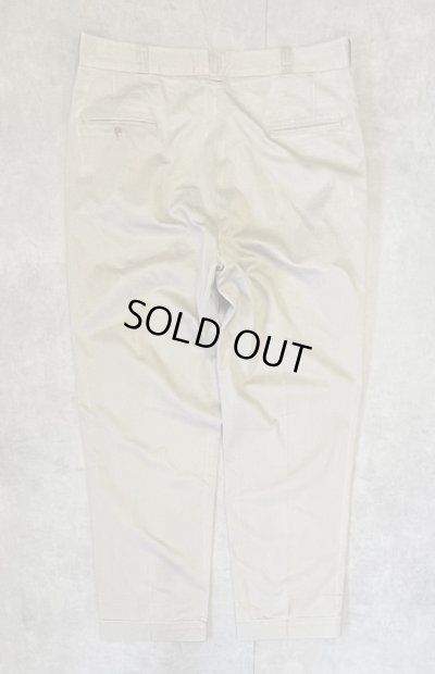 画像4: 60'S アメリカ軍 US ARMY コットン100% チノパンツ W40L31 IDEALアルミジップ (VINTAGE)