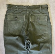他の写真3: 60'S アメリカ軍 US ARMY "OG107" コットンサテン ベイカーパンツ ミリタリーグリーン W34L33 (VINTAGE)
