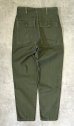 画像3: 70'S アメリカ軍 US ARMY "OG107" コットンサテン ベイカーパンツ ミリタリーグリーン W32L31 (VINTAGE) (3)