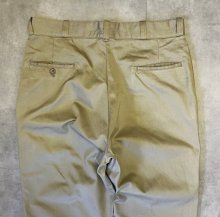 他の写真3: 60'S アメリカ軍 US ARMY コットン100% チノパンツ W34L31 SCOVILLアルミジップ (VINTAGE)
