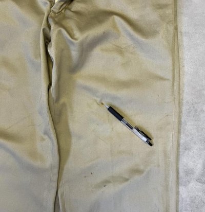 画像5: 60'S アメリカ軍 US ARMY コットン100% チノパンツ W34L31 SCOVILLアルミジップ (VINTAGE)