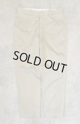 70'S アメリカ軍 US ARMY コットン100% チノパンツ W36L31 SCOVILLブラスジップ (VINTAGE)