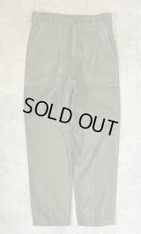 60'S アメリカ軍 US ARMY "OG107" コットンサテン ベイカーパンツ ミリタリーグリーン W34L33 (VINTAGE)