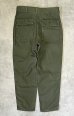 画像3: 70'S アメリカ軍 US ARMY "OG107" コットンサテン ベイカーパンツ ミリタリーグリーン W34L29 (VINTAGE) (3)