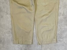 他の写真2: 60'S アメリカ軍 US ARMY コットン100% チノパンツ W34L31 SCOVILLアルミジップ (VINTAGE)
