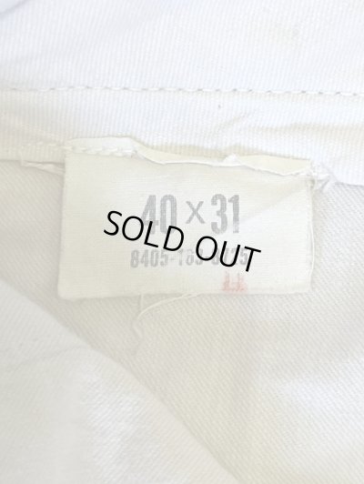 画像2: 60'S アメリカ軍 US ARMY コットン100% チノパンツ W40L31 IDEALアルミジップ (VINTAGE)