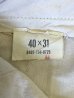 画像2: 60'S アメリカ軍 US ARMY コットン100% チノパンツ W40L31 IDEALアルミジップ (VINTAGE) (2)