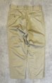 画像4: 60'S アメリカ軍 US ARMY コットン100% チノパンツ W34L31 SCOVILLアルミジップ (VINTAGE) (4)