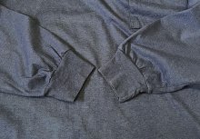 他の写真2: 00'S JOCKEY クロスネック ポケット付き 長袖 Tシャツ ネイビー/ワインレッド (VINTAGE)