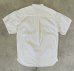 画像4: 90'S EDDIE BAUER 白タグ オックスフォード マチ付き 半袖 バンドカラーシャツ ホワイト (VINTAGE) (4)