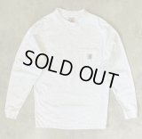 90'S CARHARTT ポケット付き 長袖 Tシャツ アッシュグレー (VINTAGE)