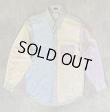 80'S ORVIS オックスフォード 長袖 BDシャツ クレイジーパターン USA製 (VINTAGE)