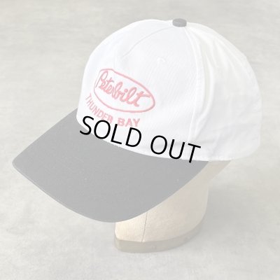 画像1: PETERBILT 6パネル ベースボールキャップ ツートンカラー (USED)