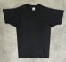 画像1: 90'S BVD シングルステッチ 耳付きポケット 半袖 Tシャツ ブラック USA製 (VINTAGE) (1)